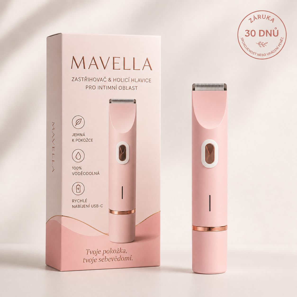 Mavella™ | Dámský zastřihovač 2 v 1 pro intimní partie a tělo